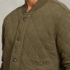 Olive Erkek Ralph Lauren Kapitone Lüks Jersey Ceketler Olive Erkek Ralph Lauren Kapitone Lüks Jersey Ceketler