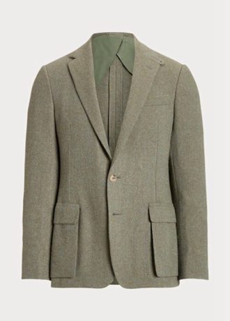 Olive Erkek Ralph Lauren Kent El Yapımı Kaşmir Spor Blazer Ceket Olive Erkek Ralph Lauren Kent El Yapımı Kaşmir Spor Blazer Ceket