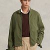 Olive Erkek Ralph Lauren Keten Karışımlı Balıksırtı Desenli Twill Ceketler Olive Erkek Ralph Lauren Keten Karışımlı Balıksırtı Desenli Twill Ceketler