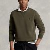 Olive Erkek Ralph Lauren Marled Çift Örgü Sweatshirt Olive Erkek Ralph Lauren Marled Çift Örgü Sweatshirt