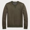 Olive Erkek Ralph Lauren Marled Çift Örgü Sweatshirt Olive Erkek Ralph Lauren Marled Çift Örgü Sweatshirt