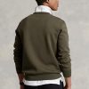 Olive Erkek Ralph Lauren Marled Çift Örgü Sweatshirt Olive Erkek Ralph Lauren Marled Çift Örgü Sweatshirt