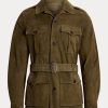 Olive Erkek Ralph Lauren Süet Kemerli Ceketler Olive Erkek Ralph Lauren Süet Kemerli Ceketler