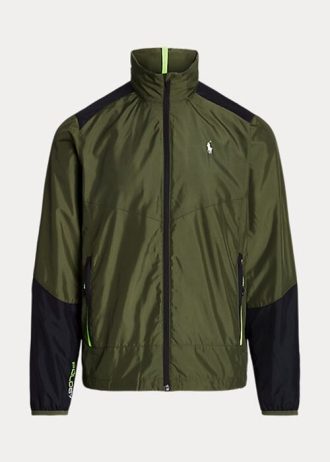 Olive Erkek Ralph Lauren Su Geçirmez Ripstop Ceketler