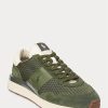 Olive Erkek Ralph Lauren Train 89 Süet Panelli Spor Ayakkabı Olive Erkek Ralph Lauren Train 89 Süet Panelli Spor Ayakkabı