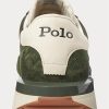 Olive Erkek Ralph Lauren Train 89 Süet Panelli Spor Ayakkabı Olive Erkek Ralph Lauren Train 89 Süet Panelli Spor Ayakkabı