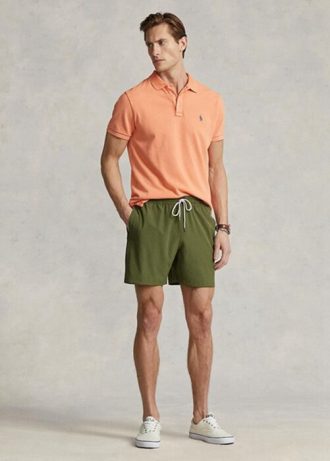 Olive Erkek Ralph Lauren Traveller Mayo Şortu