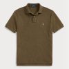 Olive Erkek Ralph Lauren Özel Slim Fit File Polo Tişörtleri Olive Erkek Ralph Lauren Özel Slim Fit File Polo Tişörtleri