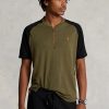 Olive Erkek Ralph Lauren Özel Slim Fit Performans Forması Tişörtleri Olive Erkek Ralph Lauren Özel Slim Fit Performans Forması Tişörtleri