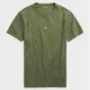 Olive Erkek Ralph Lauren Özel Slim Fit Yuvarlak Yaka Tişörtler Olive Erkek Ralph Lauren Özel Slim Fit Yuvarlak Yaka Tişörtler