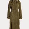 Olive Kadın Ralph Lauren Romilly Kuzu Süet Montlar Olive Kadın Ralph Lauren Romilly Kuzu Süet Montlar