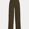 Olive Kadın Ralph Lauren Zebra Desenli Krep Geniş Paça Pantolon