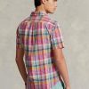Pembe Erkek Ralph Lauren Klasik Kesim Madras Popover Gömlekler Pembe Erkek Ralph Lauren Klasik Kesim Madras Popover Gömlekler