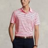 Pembe Erkek Ralph Lauren Klasik Kesim Performans Polo Tişörtleri Pembe Erkek Ralph Lauren Klasik Kesim Performans Polo Tişörtleri