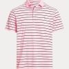 Pembe Erkek Ralph Lauren Klasik Kesim Performans Polo Tişörtleri Pembe Erkek Ralph Lauren Klasik Kesim Performans Polo Tişörtleri