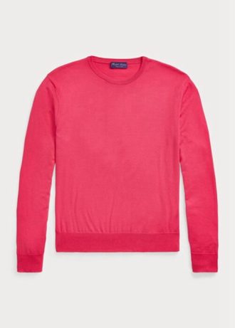 Pembe Erkek Ralph Lauren Pamuklu Yuvarlak Yaka Kazak Pembe Erkek Ralph Lauren Pamuklu Yuvarlak Yaka Kazak