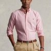 Pembe Erkek Ralph Lauren Slim Fit Oxford Gömlekler Pembe Erkek Ralph Lauren Slim Fit Oxford Gömlekler