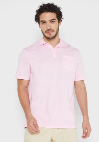Pembe Erkek Ralph Lauren Temel Polo Tişörtleri