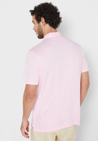 Pembe Erkek Ralph Lauren Temel Polo Tişörtleri