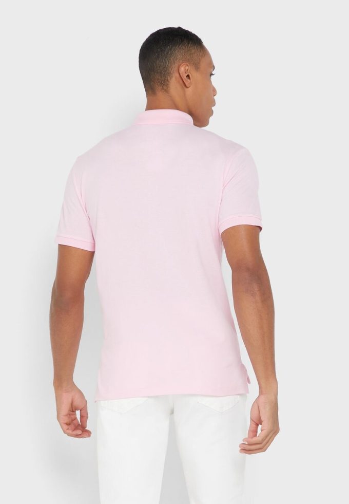 Pembe Erkek Ralph Lauren Temel Polo Tişörtleri Pembe Erkek Ralph Lauren Temel Polo Tişörtleri