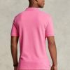Pembe Erkek Ralph Lauren Özel Slim Fit File Polo Tişörtler Pembe Erkek Ralph Lauren Özel Slim Fit File Polo Tişörtler