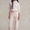 Pembe Kadın Ralph Lauren Kaşmir Giyilebilir Pantolon