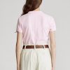 Pembe Kadın Ralph Lauren Klasik Kesim File Polo Tişörtler Pembe Kadın Ralph Lauren Klasik Kesim File Polo Tişörtler