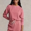 Pembe Kadın Ralph Lauren Organik Pamuklu Yuvarlak Yaka Sweatshirt Pembe Kadın Ralph Lauren Organik Pamuklu Yuvarlak Yaka Sweatshirt