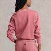 Pembe Kadın Ralph Lauren Organik Pamuklu Yuvarlak Yaka Sweatshirt Pembe Kadın Ralph Lauren Organik Pamuklu Yuvarlak Yaka Sweatshirt