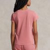 Pembe Kadın Ralph Lauren Organik Pamuklu Yuvarlak Yaka Tişörtler Pembe Kadın Ralph Lauren Organik Pamuklu Yuvarlak Yaka Tişörtler