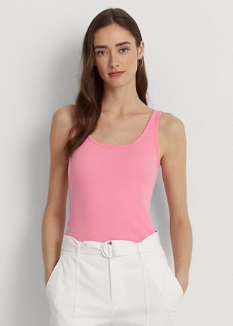 Pembe Kadın Ralph Lauren Pamuk Karışımlı Atlet