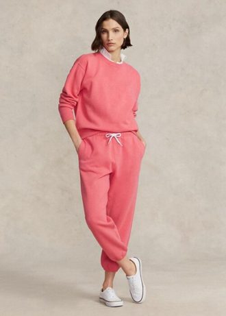 Pembe Kadın Ralph Lauren Polar Atletizm Pantolonu