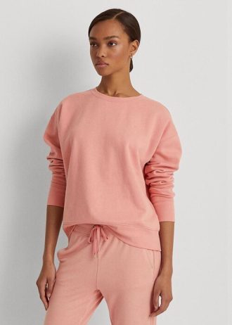 Pembe Kadın Ralph Lauren Polar Kazak Sweatshirt Pembe Kadın Ralph Lauren Polar Kazak Sweatshirt