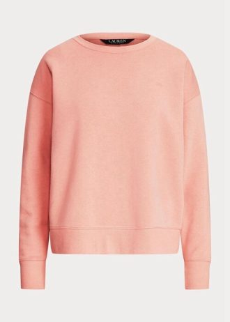 Pembe Kadın Ralph Lauren Polar Kazak Sweatshirt Pembe Kadın Ralph Lauren Polar Kazak Sweatshirt