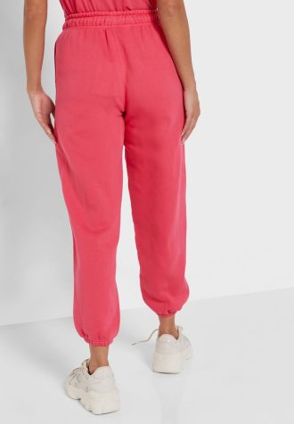 Pembe Kadın Ralph Lauren Yüksek Bel Bilek Eşofman Altı