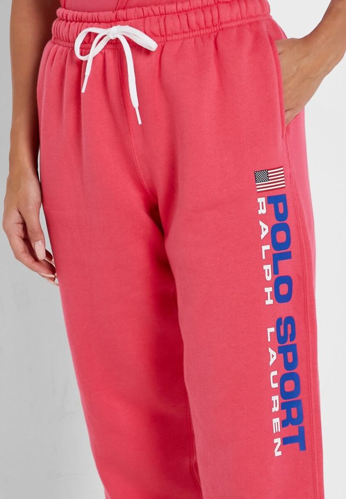 Pembe Kadın Ralph Lauren Yüksek Bel Bilek Eşofman Altı Pembe Kadın Ralph Lauren Yüksek Bel Bilek Eşofman Altı