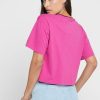 Pembe Kadın Ralph Lauren Yuvarlak Yaka Grafik Tişörtler