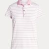 Pembe Kadın Ralph Lauren Özel Kesim Jersey Polo Tişörtleri Pembe Kadın Ralph Lauren Özel Kesim Jersey Polo Tişörtleri