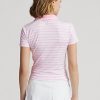 Pembe Kadın Ralph Lauren Özel Kesim Jersey Polo Tişörtleri Pembe Kadın Ralph Lauren Özel Kesim Jersey Polo Tişörtleri