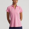 Pembe Kadın Ralph Lauren Özel Kesim Piqué Polo Tişörtler Pembe Kadın Ralph Lauren Özel Kesim Piqué Polo Tişörtler