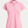 Pembe Kadın Ralph Lauren Özel Kesim Piqué Polo Tişörtler Pembe Kadın Ralph Lauren Özel Kesim Piqué Polo Tişörtler