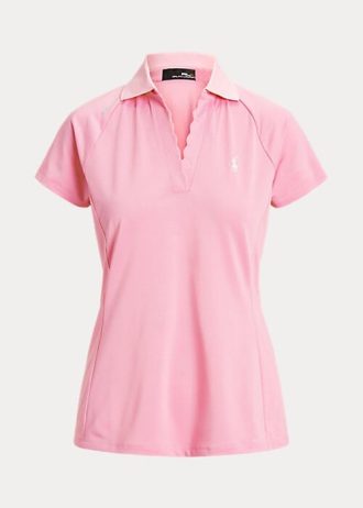 Pembe Kadın Ralph Lauren Özel Kesim Piqué Polo Tişörtler