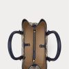 Rafine Lacivert/Modern Altın Kadın Ralph Lauren Folyo Baskılı Deri Orta Boy Marcy Çantalar Rafine Lacivert/Modern Altın Kadın Ralph Lauren Folyo Baskılı Deri Orta Boy Marcy Çantalar
