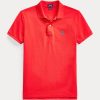 Rose Kadın Ralph Lauren Klasik Kesim File Polo Tişörtler Rose Kadın Ralph Lauren Klasik Kesim File Polo Tişörtler