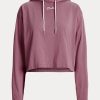 Rose Kadın Ralph Lauren Kısa Pamuklu Jersey Sweatshirt