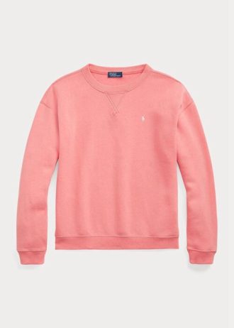 Rose Kadın Ralph Lauren Polar Yuvarlak Yaka Kazak Sweatshirt