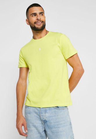 Sarı Erkek Ralph Lauren Essential Yuvarlak Yaka Tişörtler