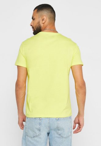 Sarı Erkek Ralph Lauren Essential Yuvarlak Yaka Tişörtler
