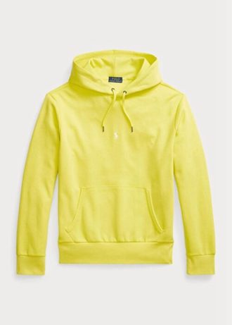 Sarı Erkek Ralph Lauren Çift Örgü Kapüşonlu Üst