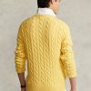 Sarı Erkek Ralph Lauren Kablo Örgülü Pamuklu Kazak Sarı Erkek Ralph Lauren Kablo Örgülü Pamuklu Kazak